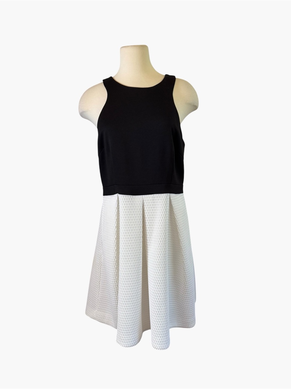 Women’s Trina Turk Pleated black and white dress